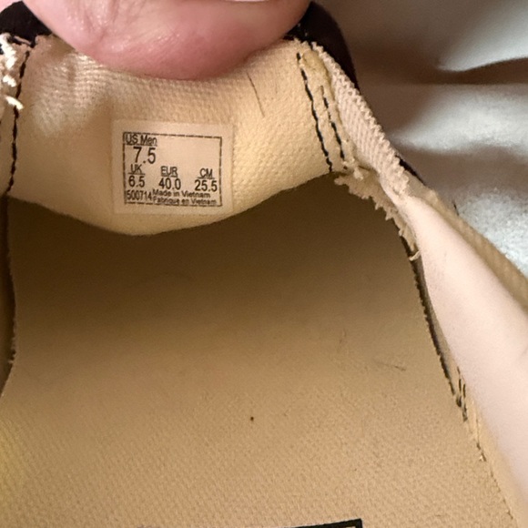 Vans Black and White Checkerboard Slip-Ons - Picture 3 of 5